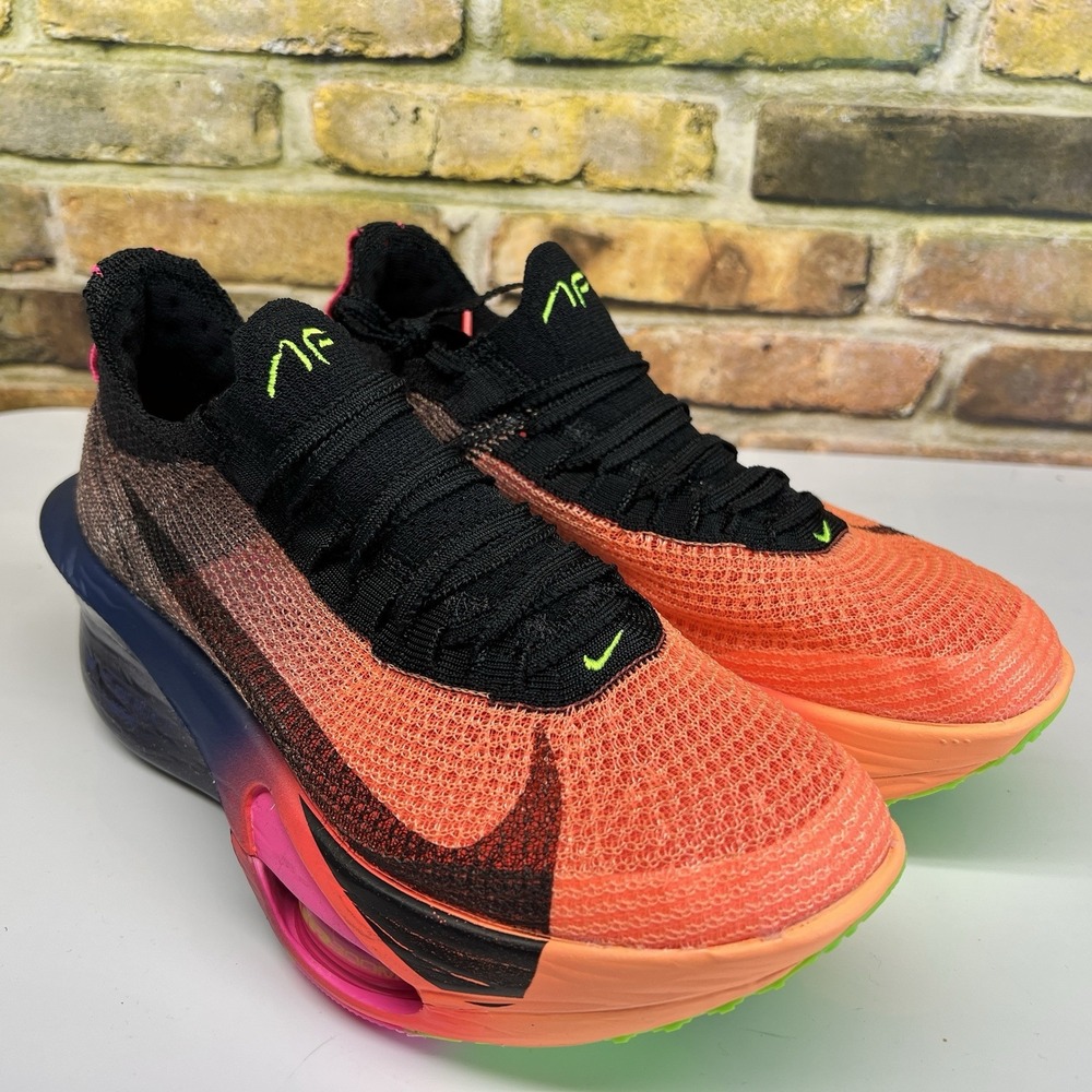 Womens 8.5 - Nike Alphafly 3 Air Zoom Running Race Shoes Glam Orange Pulse Black